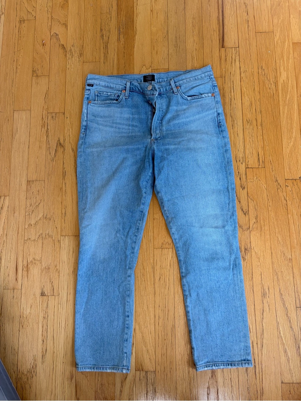 Citizens Of Humanity Light Blue Slim Straight Jeans